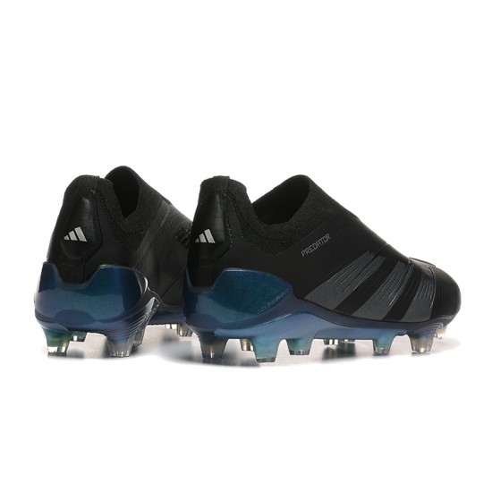 Adidas Predator Accuracy FG Black Blue Men's Football Boots