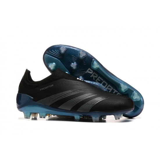 Adidas Predator Accuracy FG Black Blue Men's Football Boots