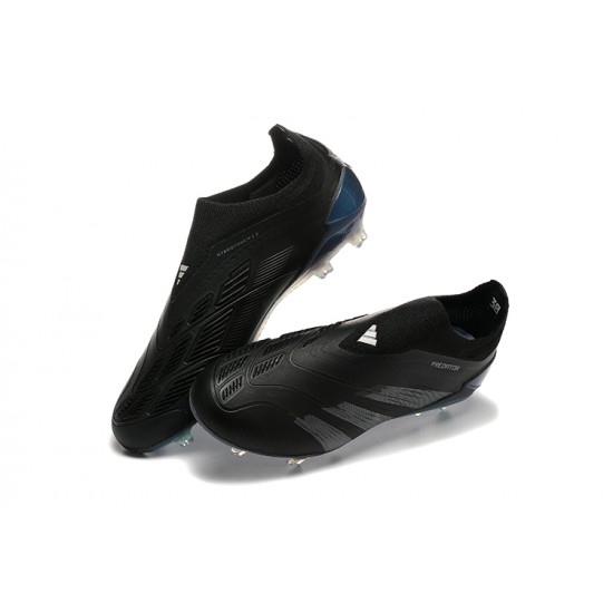 Adidas Predator Accuracy FG Black Blue Men's Football Boots