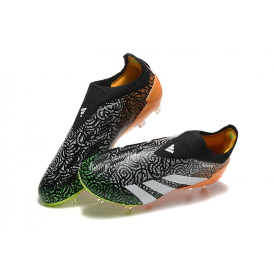 Adidas Predator Accuracy FG Black Orange Men's Football Boots