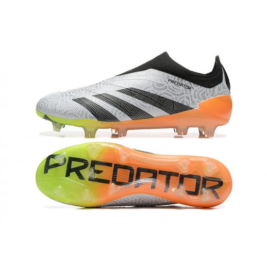 Adidas Predator Accuracy FG Grey Orange Football Boots