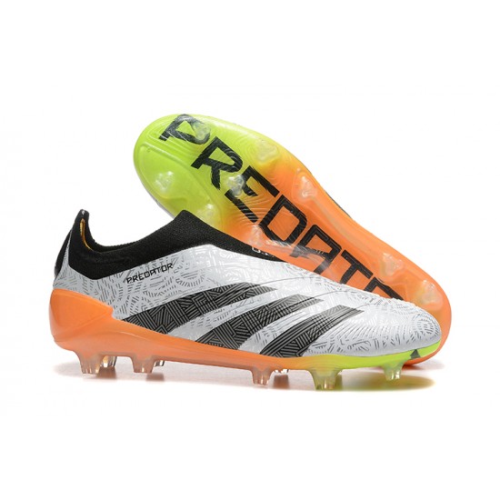 Adidas Predator Accuracy FG Grey Orange Football Boots