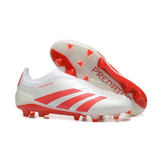 Adidas Predator Accuracy FG Red White Men's Football Boots