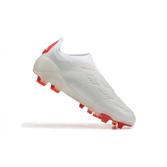 Adidas Predator Accuracy FG Red White Men's Football Boots