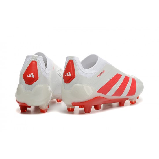 Adidas Predator Accuracy FG Red White Men's Football Boots