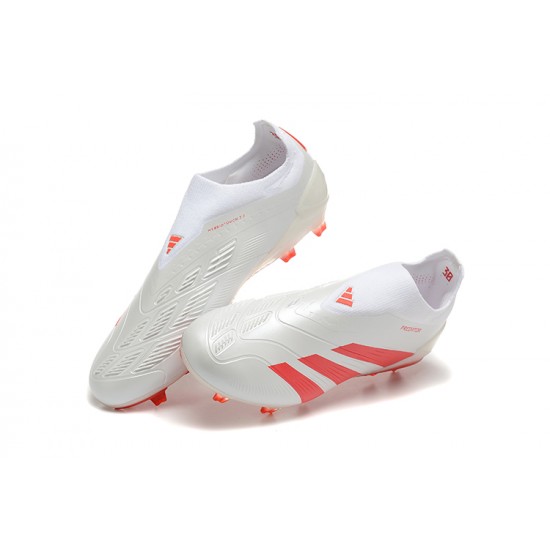 Adidas Predator Accuracy FG Red White Men's Football Boots