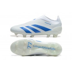 Adidas Predator Accuracy FG White and Blue Men's Football Boots