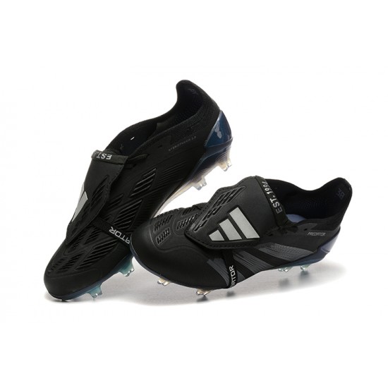 Adidas Predator Accuracy FG Black Blue Men's Football Boots