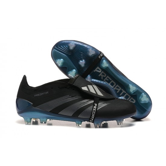 Adidas Predator Accuracy FG Black Blue Men's Football Boots