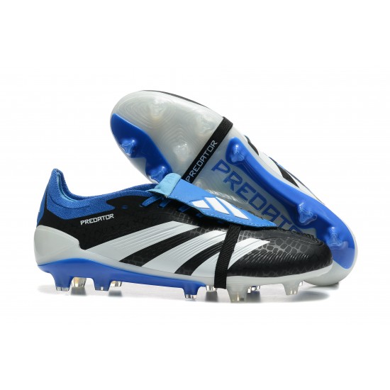 Adidas Predator Accuracy FG Black and Blue Football Boots