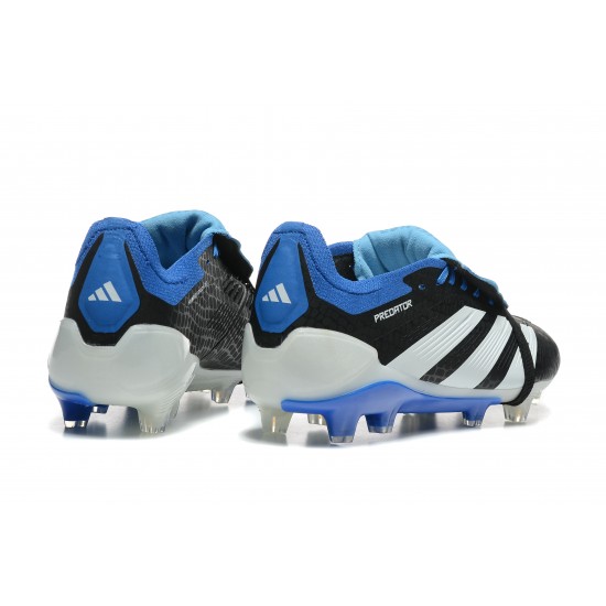 Adidas Predator Accuracy FG Black and Blue Football Boots