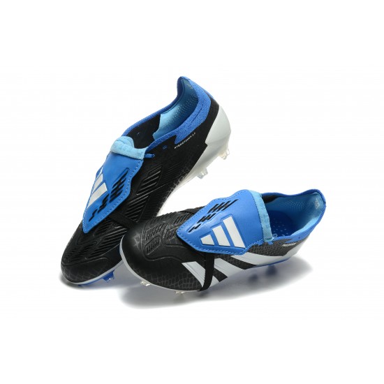 Adidas Predator Accuracy FG Black and Blue Football Boots