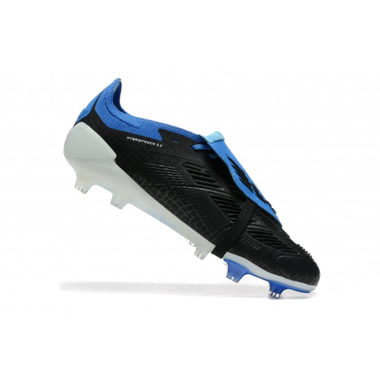 Adidas Predator Accuracy FG Black and Blue Football Boots