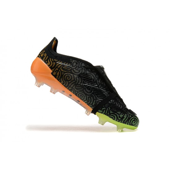 Adidas Predator Accuracy FG Black and Orange Men's Football Boots