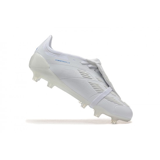 Adidas Predator Accuracy FG White and Blue Football Boots