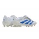 Adidas Predator Accuracy FG White and Blue Football Boots