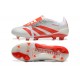 Adidas Predator Accuracy FG White and Red Football Boots