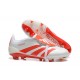 Adidas Predator Accuracy FG White and Red Football Boots