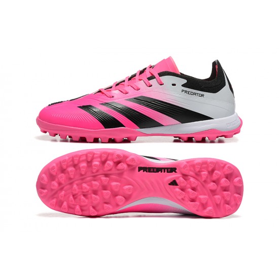 Adidas Predator 24 Elite TF Pink and Black Men's Football Boots