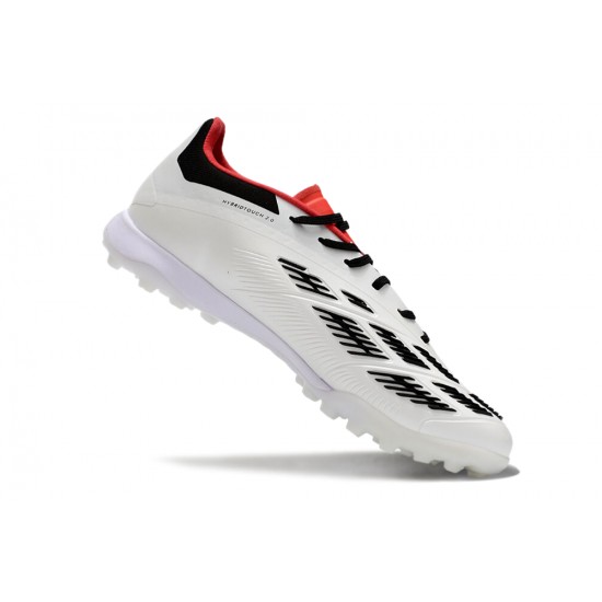 Adidas Predator 24 Elite TF White and Black Men's Football Boots