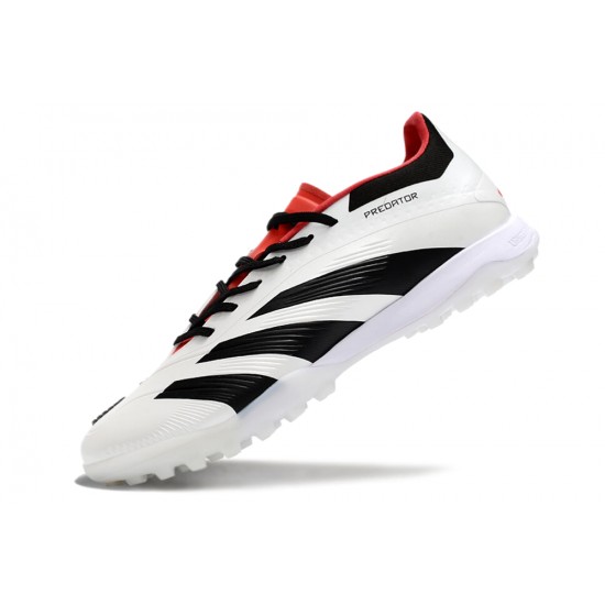 Adidas Predator 24 Elite TF White and Black Men's Football Boots