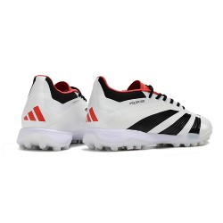 Adidas Predator 24 Elite TF White and Black Men's Football Boots