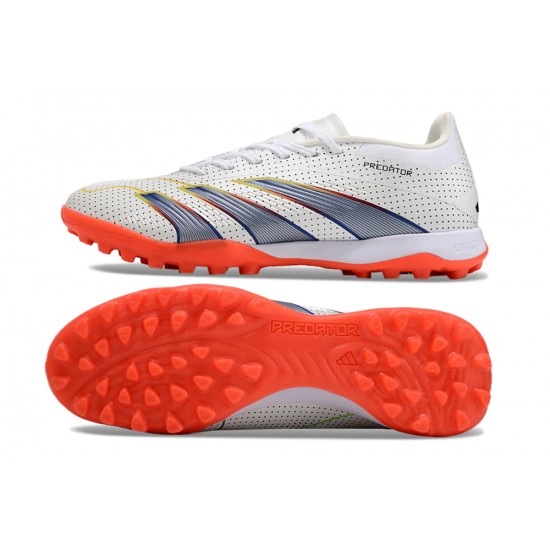 Adidas Predator 24 Elite TF White and Orange Men's Football Boots