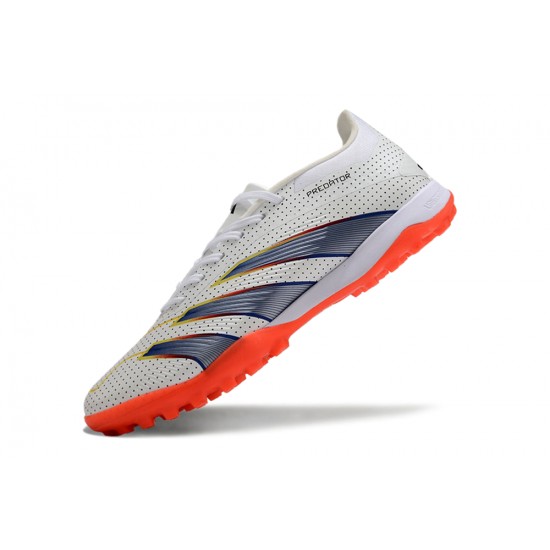 Adidas Predator 24 Elite TF White and Orange Men's Football Boots