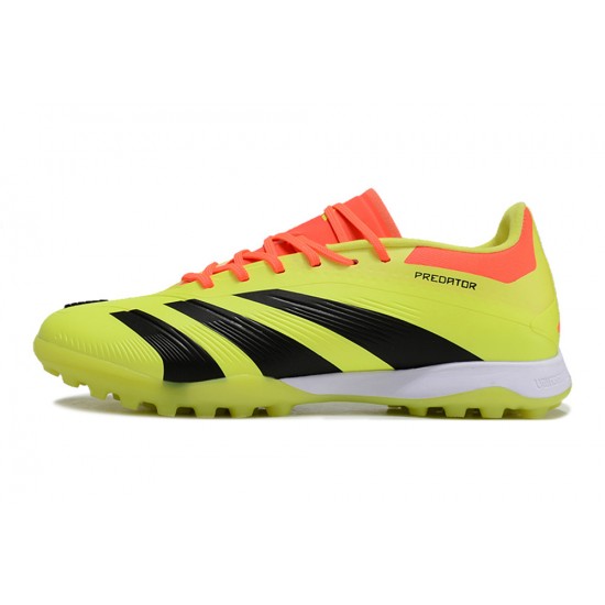 Adidas Predator 24 Elite TF Yellow and Black Men's Football Boots