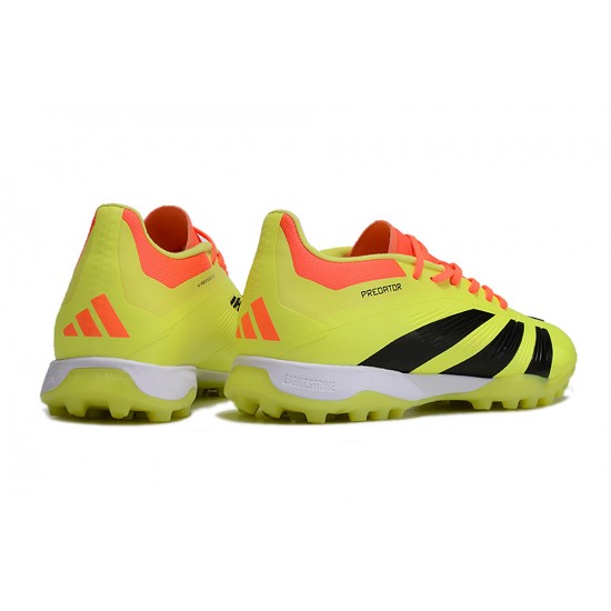 Adidas Predator 24 Elite TF Yellow and Black Men's Football Boots