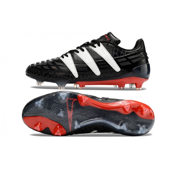 Adidas Predator Accelerator 94 FG Black White Men's Football Boots