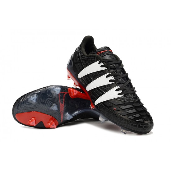 Adidas Predator Accelerator 94 FG Black White Men's Football Boots