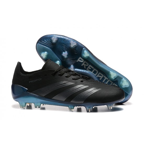 Adidas Predator Accuracy FG Black Blue Men's Football Boots