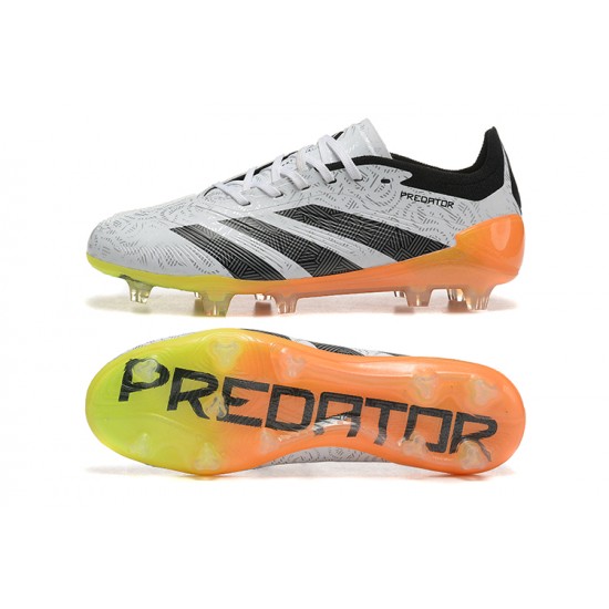 Adidas Predator Accuracy FG Black Orange Men's Football Boots