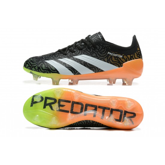 Adidas Predator Accuracy FG Black White Men's Football Boots