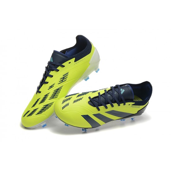 Adidas Predator Accuracy FG Black and Yellow Men's Football Boots