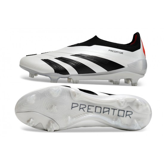 Adidas Predator Accuracy FG Boost Football Boots Black White Red For Men