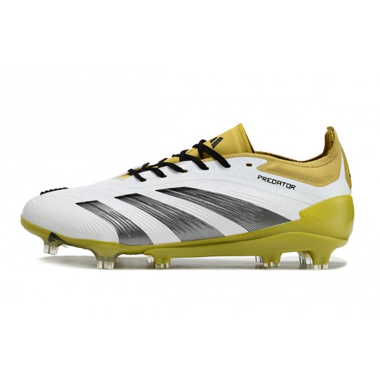 Adidas Predator Accuracy FG Boost Football Boots Olive Black White For Men