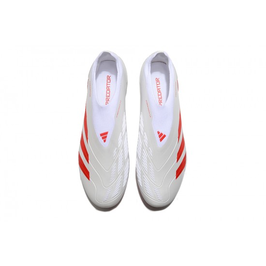 Adidas Predator Accuracy FG Boost Football Boots White Red For Men