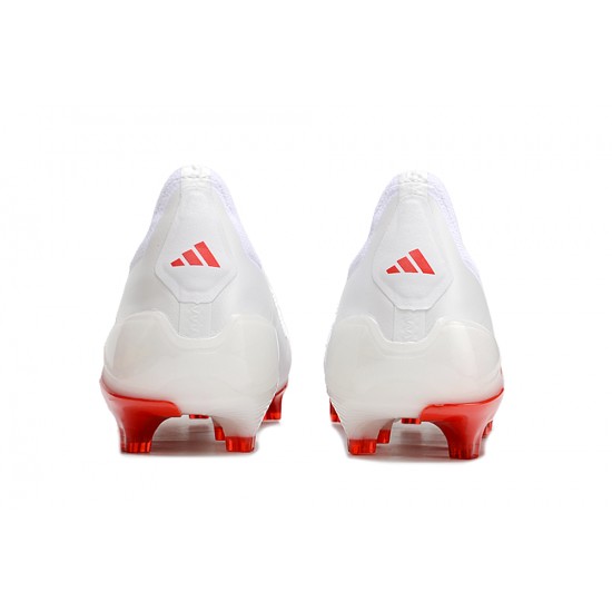 Adidas Predator Accuracy FG Boost Football Boots White Red For Men