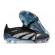 Adidas Predator Accuracy FG Low Football Boots Black Silver Blue For Men 