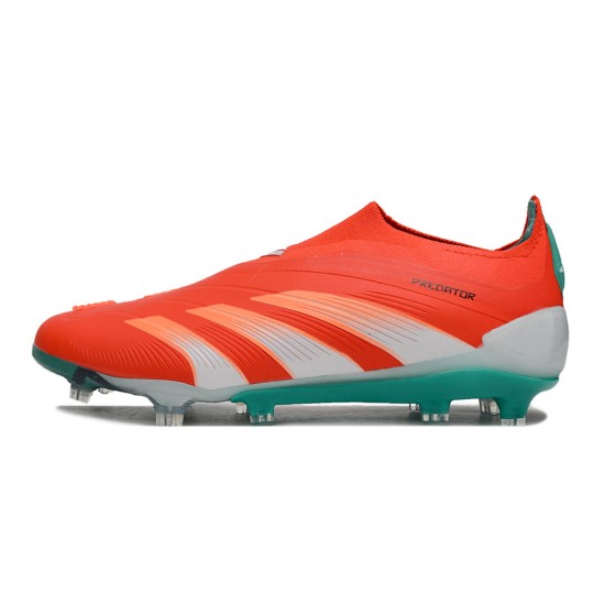 Adidas Predator Accuracy FG Low Football Boots Green Orange For Men 