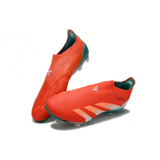 Adidas Predator Accuracy FG Low Football Boots Green Orange For Men 