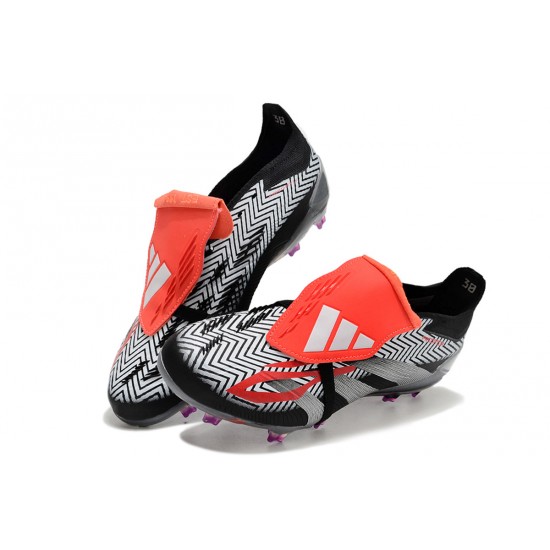 Adidas Predator Accuracy FG Low Football Boots Orange Black Silver For Men 