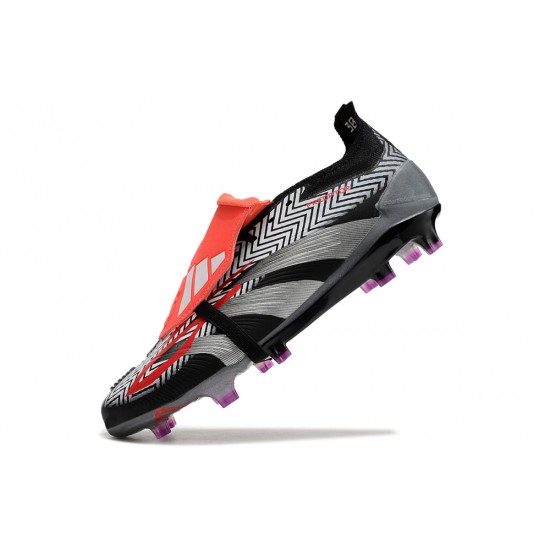 Adidas Predator Accuracy FG Low Football Boots Orange Black Silver For Men 