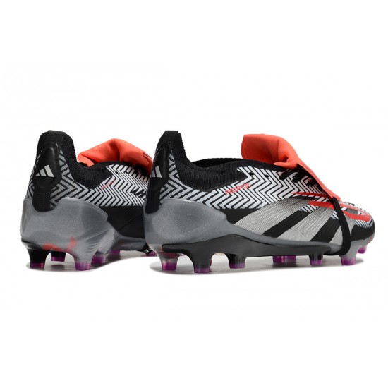 Adidas Predator Accuracy FG Low Football Boots Orange Black Silver For Men 