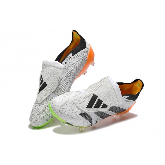 Adidas Predator Accuracy FG Low Football Boots Orange White Black For Men 