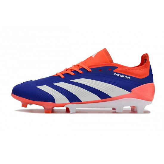 Adidas Predator Accuracy FG Low Football Boots Orange White Blue For Men 