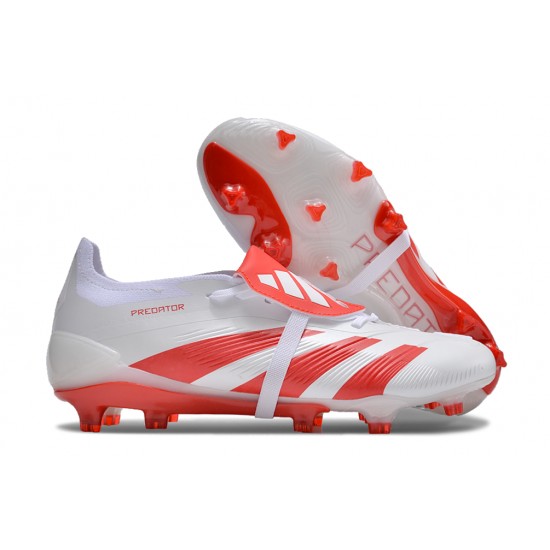 Adidas Predator Accuracy FG Low Football Boots Red White For Men 