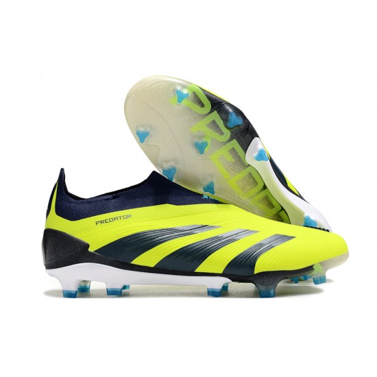 Adidas Predator Accuracy FG Low Football Boots Yellow Blue For Men 